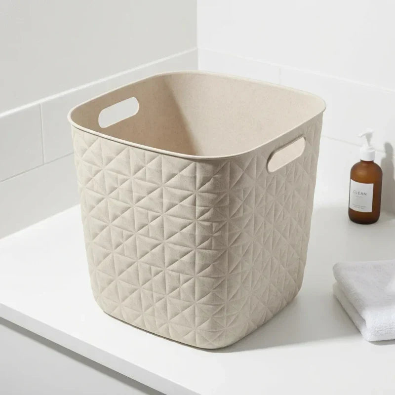 סלסלה סופטקס 15L קרם, Bathroom , Clear Sunny Day.