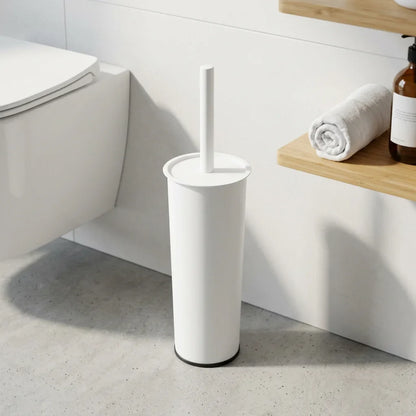 מברשת שירותים לבן, Bathroom , Clear Sunny Day.