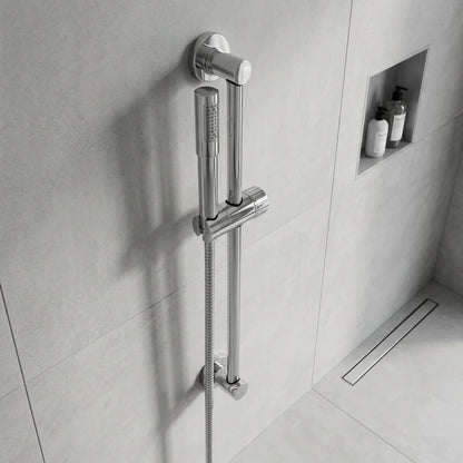 מוט לאמבטיה 1 מצב זרימה מדגל, Bathroom , Clear Sunny Day.