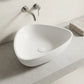 כיור מונח משולש אקרילי 57*45 ס"מ לבן מט, Bathroom , Clear Sunny Day.