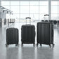 סט מזוודות קשיחות MIAMI צבע שחור, airport, airport style, Bright Clean.