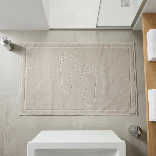 מגבת רצפה 50/80 סמ Steps קפה, Bathroom , Clear Sunny Day.