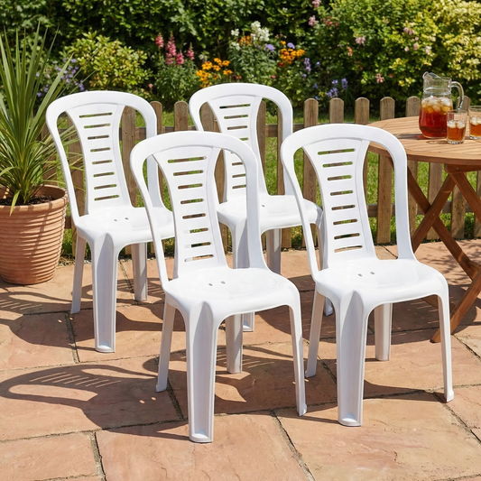 4 כסאות פלסטיק דגם קלאבר