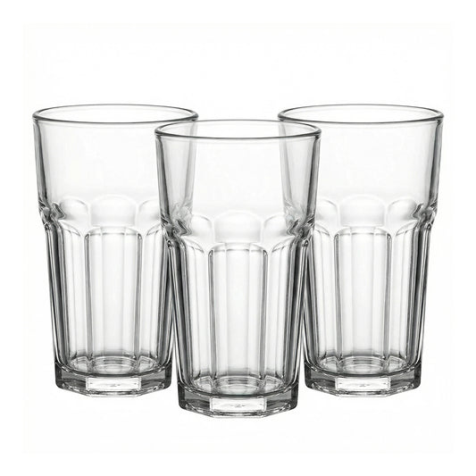 3 יחידות כוסות זכוכית 350 מל