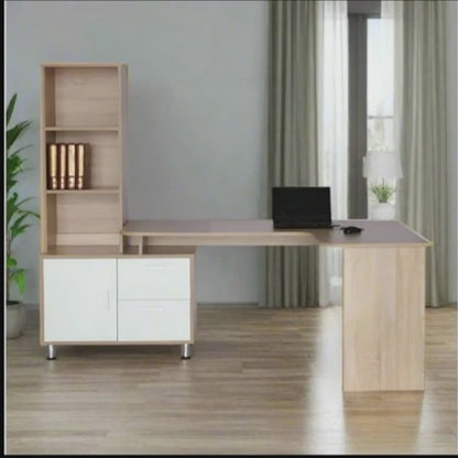 עמדת עבודה משרדית 160X100, דגם ברק