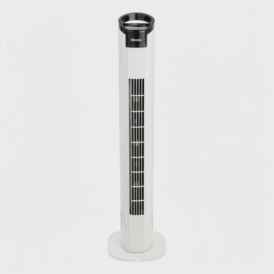 מאוורר מגדל + שלט לבן 50W דגם TST-RF של WESTIN